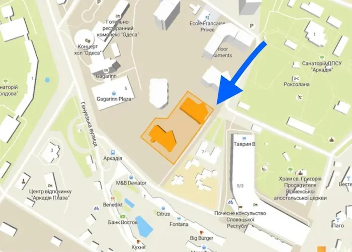 Arcadia- Gagarin Plaza 5/2 *